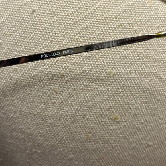 Vintage‎ Vaurnet Pouilloux Sunglasses FRAME ONLY Unisex Pilot Gold Metal - Picture 7 of 9